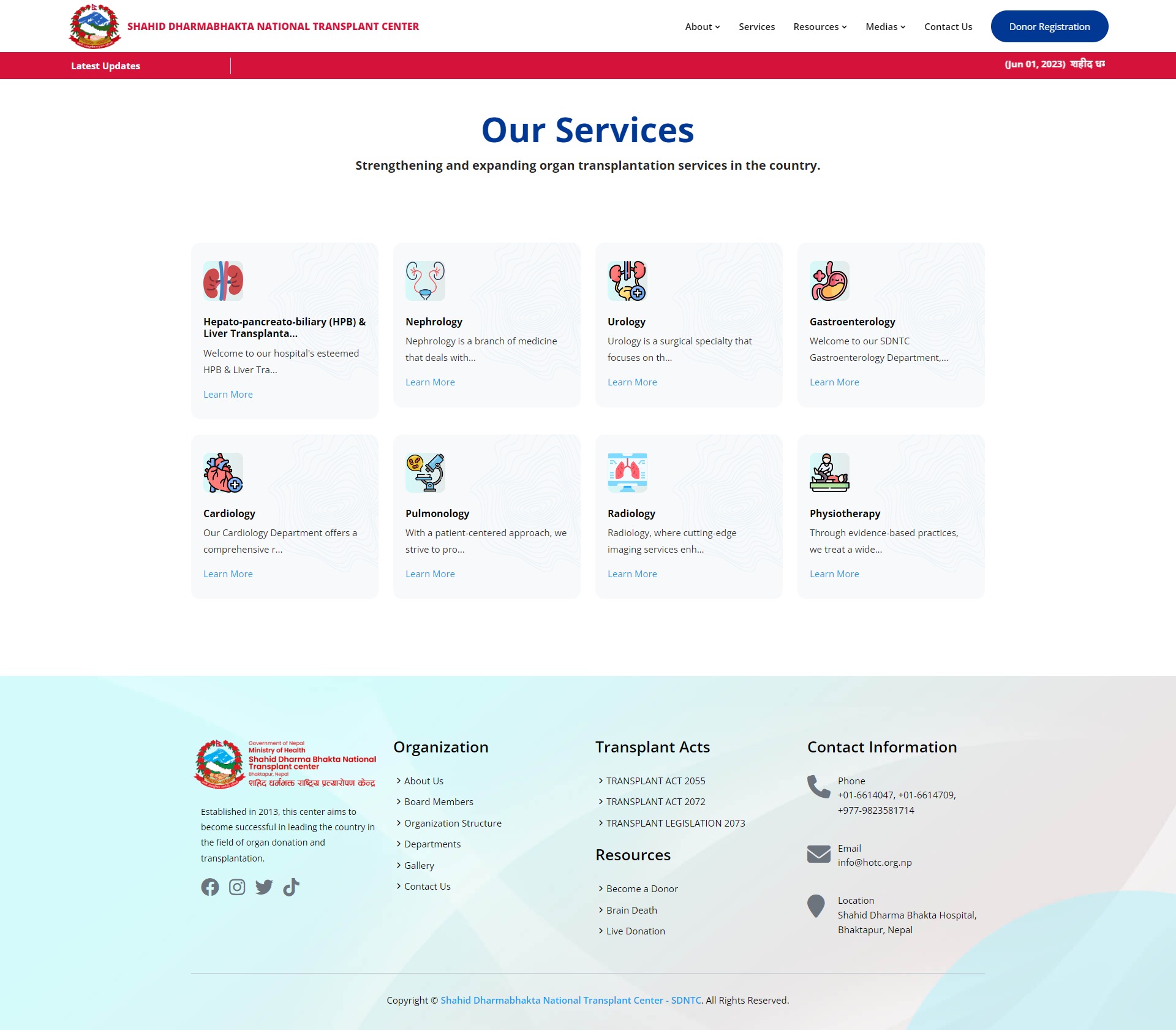 SDNTC - Services Page