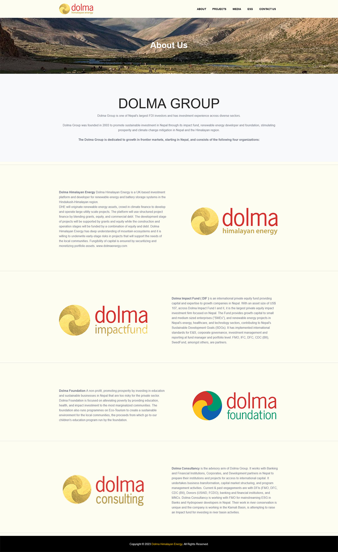 About Page New - Dolma Himalayan Energy
