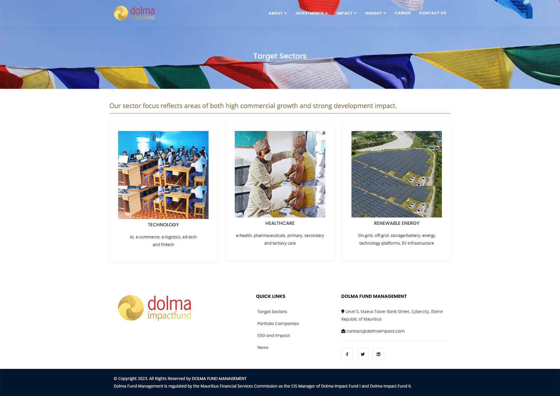 Target Page - Dolma Impact