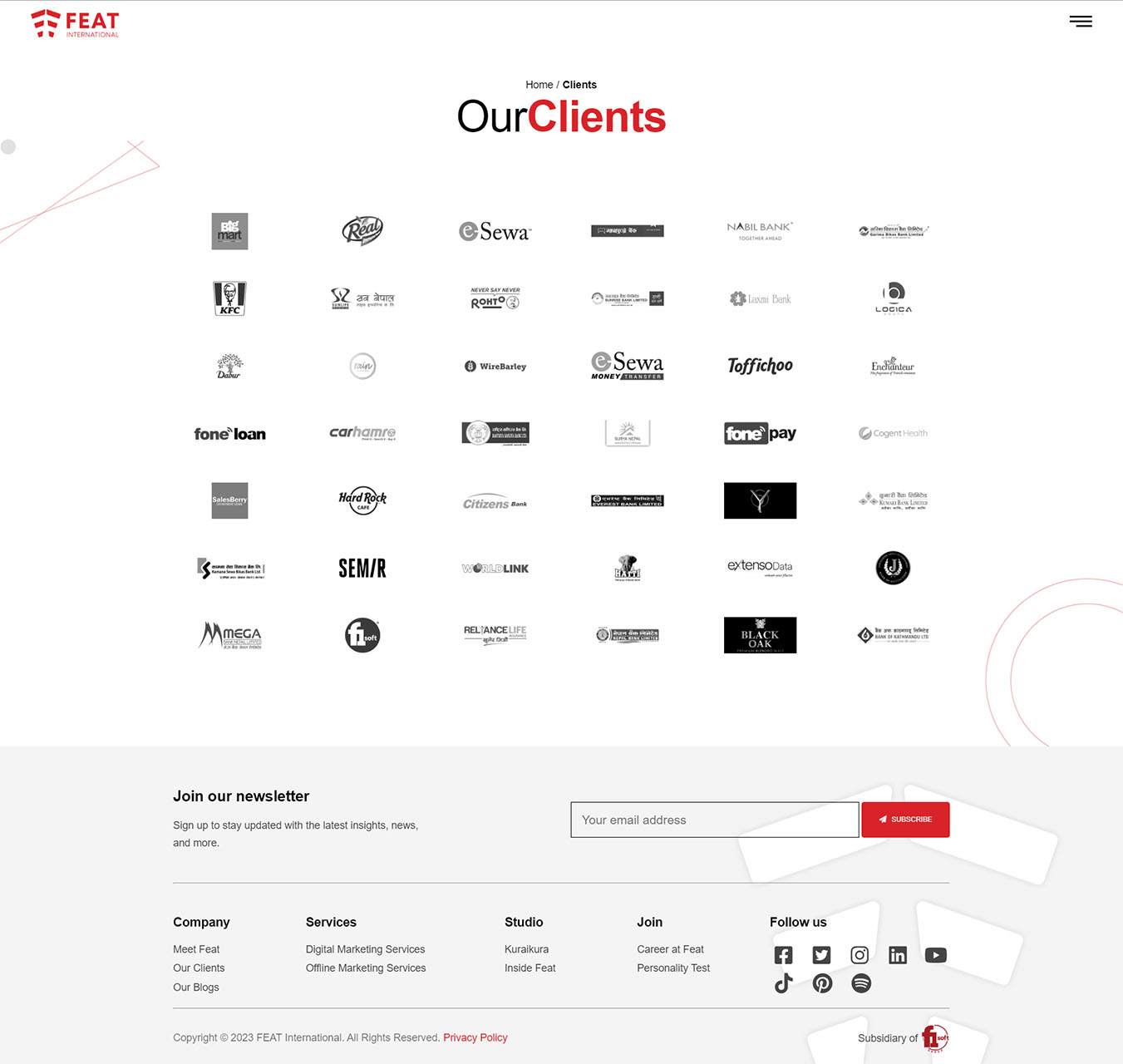 Clients - Feat International