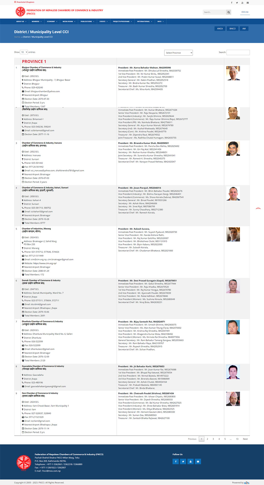New DMLCCI Page - FNCCI
