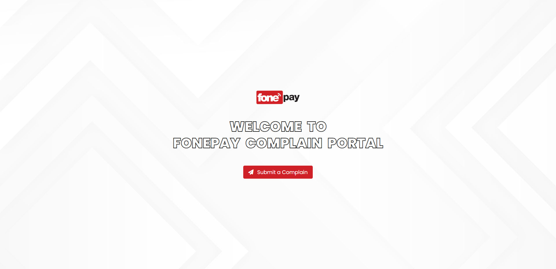 Landing Page - Fonepay Complain Portal