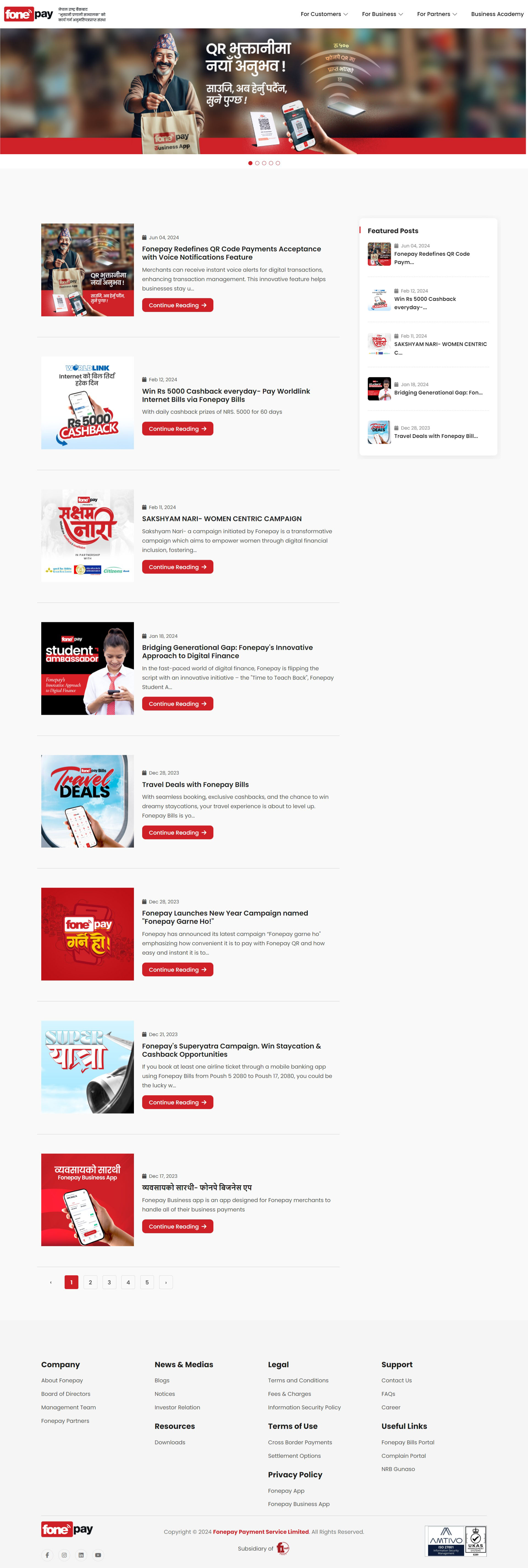 Fonepay 2024 - Blog Page