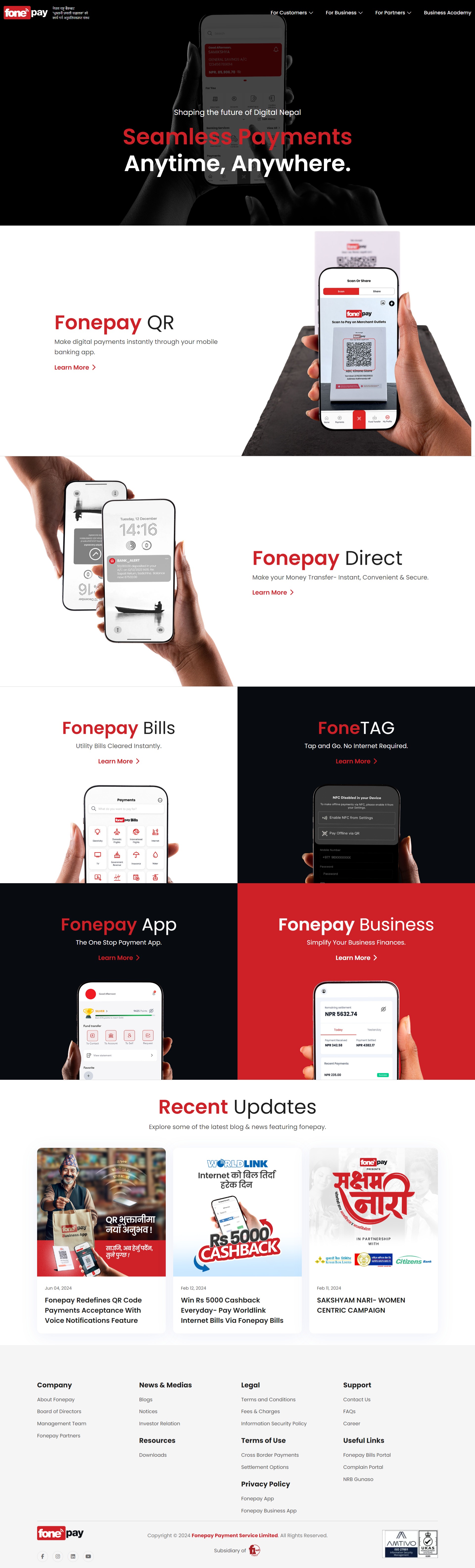 Fonepay 2024 - Homepage