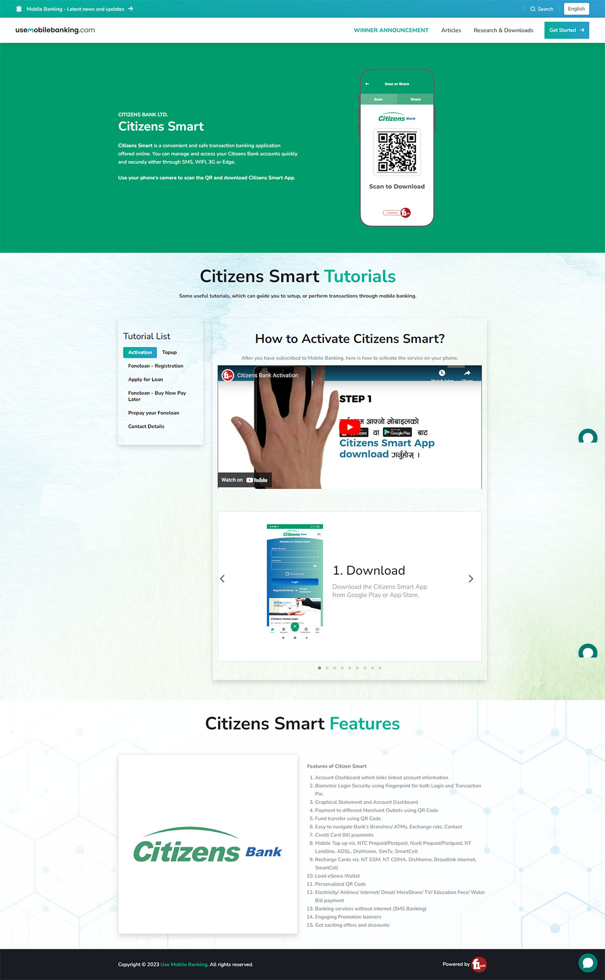 New Citizens Bank - Use Mobile Banking