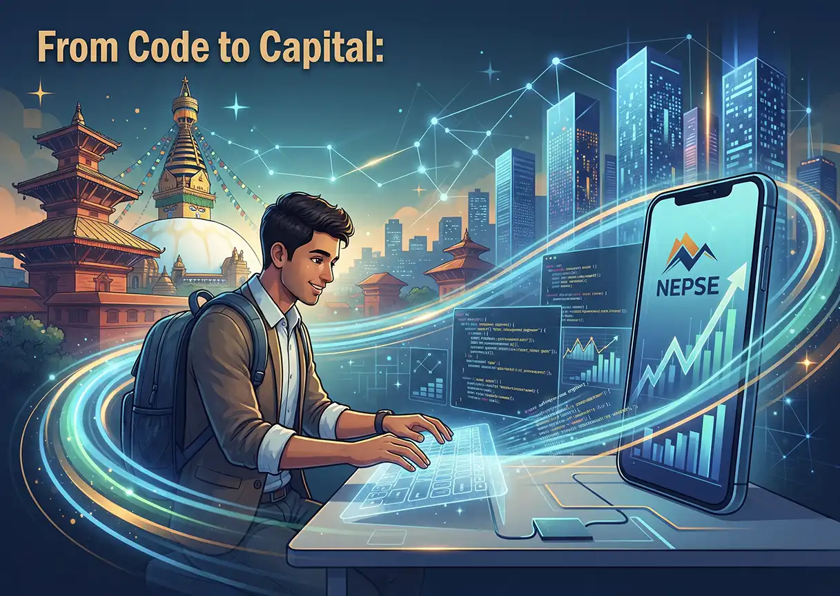 From Code to Capital: How Technology Is Reshaping Nepal's Stock Market - Featured Image